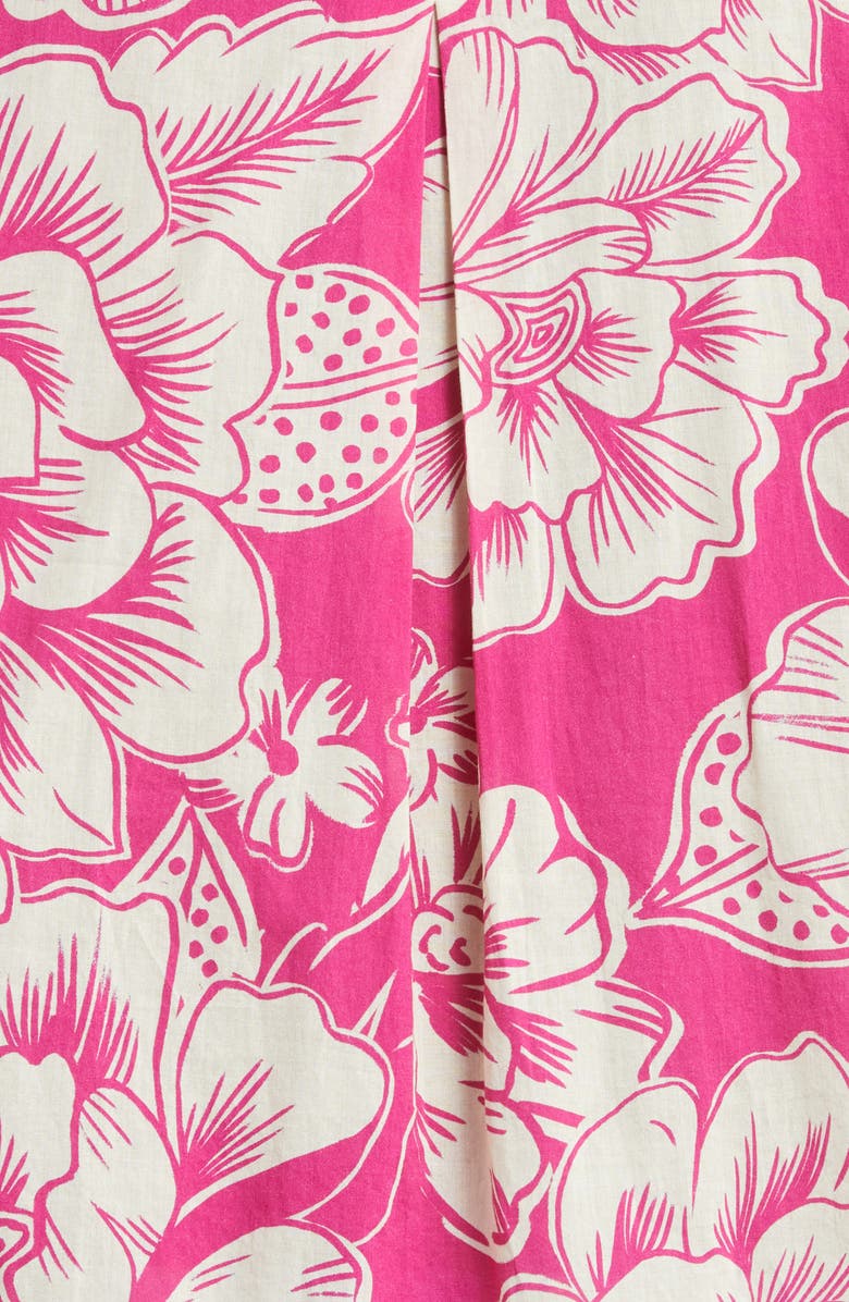 FARM Rio Tropical Chita Colorblock Cotton Cover-Up Shirt, Alternate, color, Green Multi