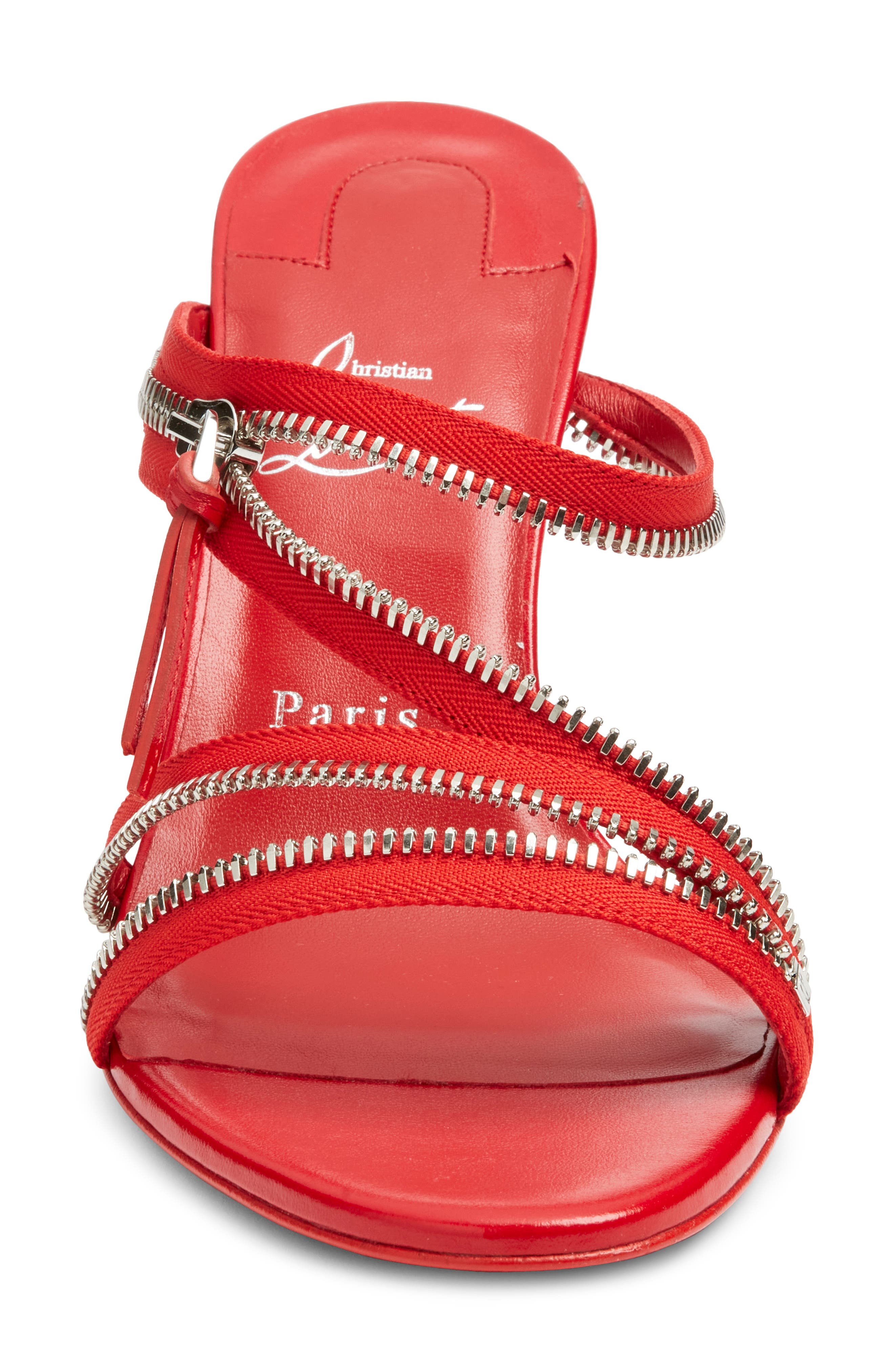 Christian Louboutin Merylzip Sandal, Alternate, color, 