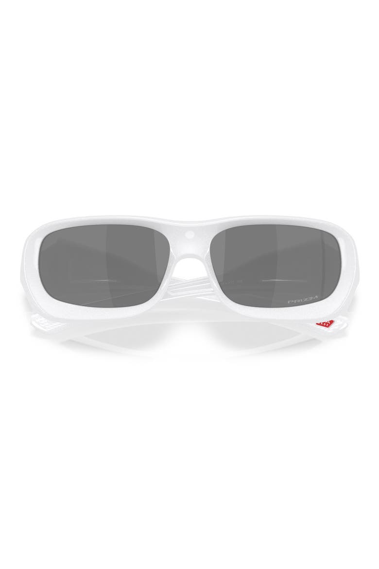 59mm Prizm™ Rectangular Sunglasses, Alternate, color, BLACK WHITE