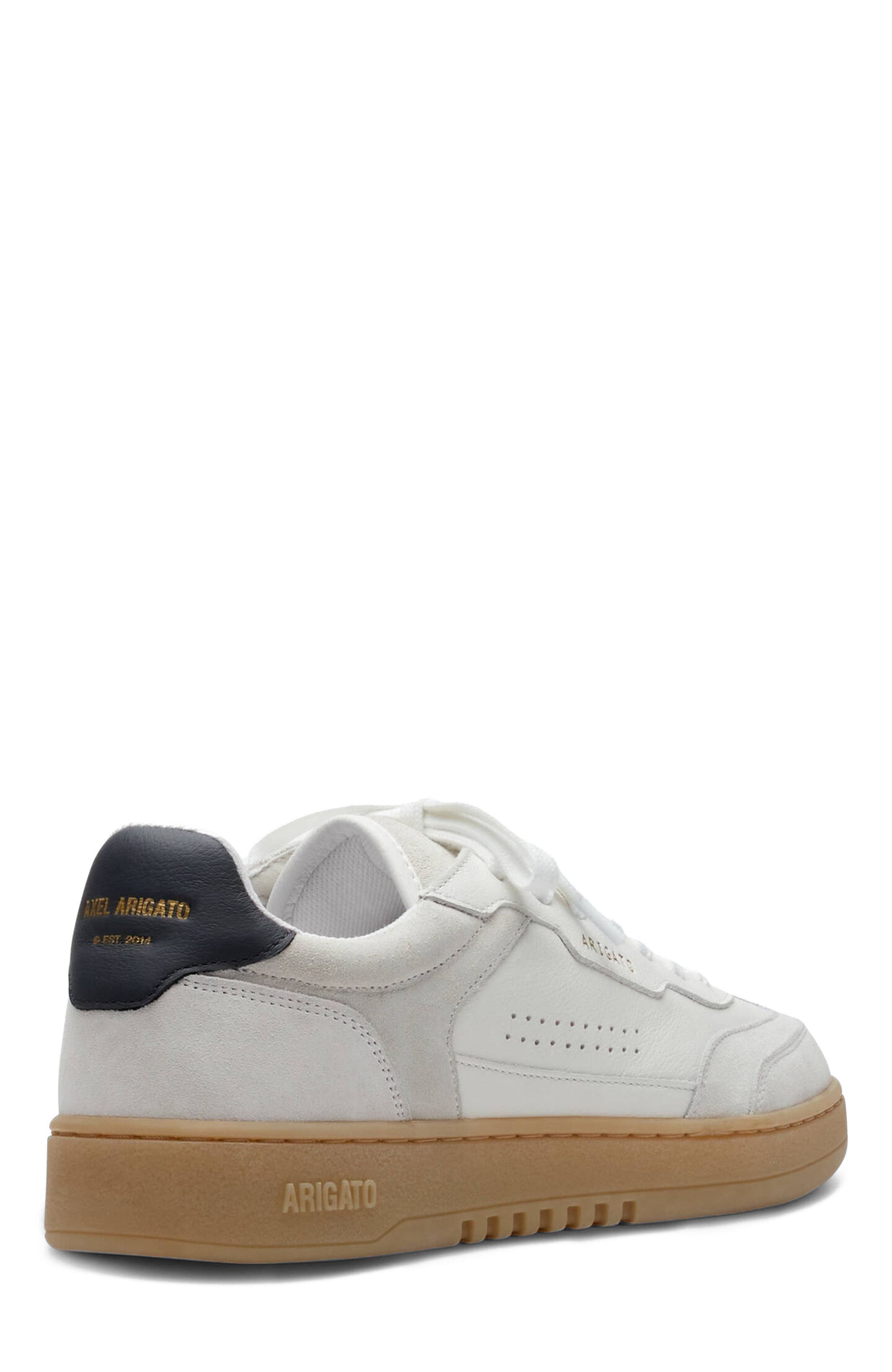 Axel Arigato Dice T-Toe Suede Sneaker - Women's, Alternate, color, White/Gum