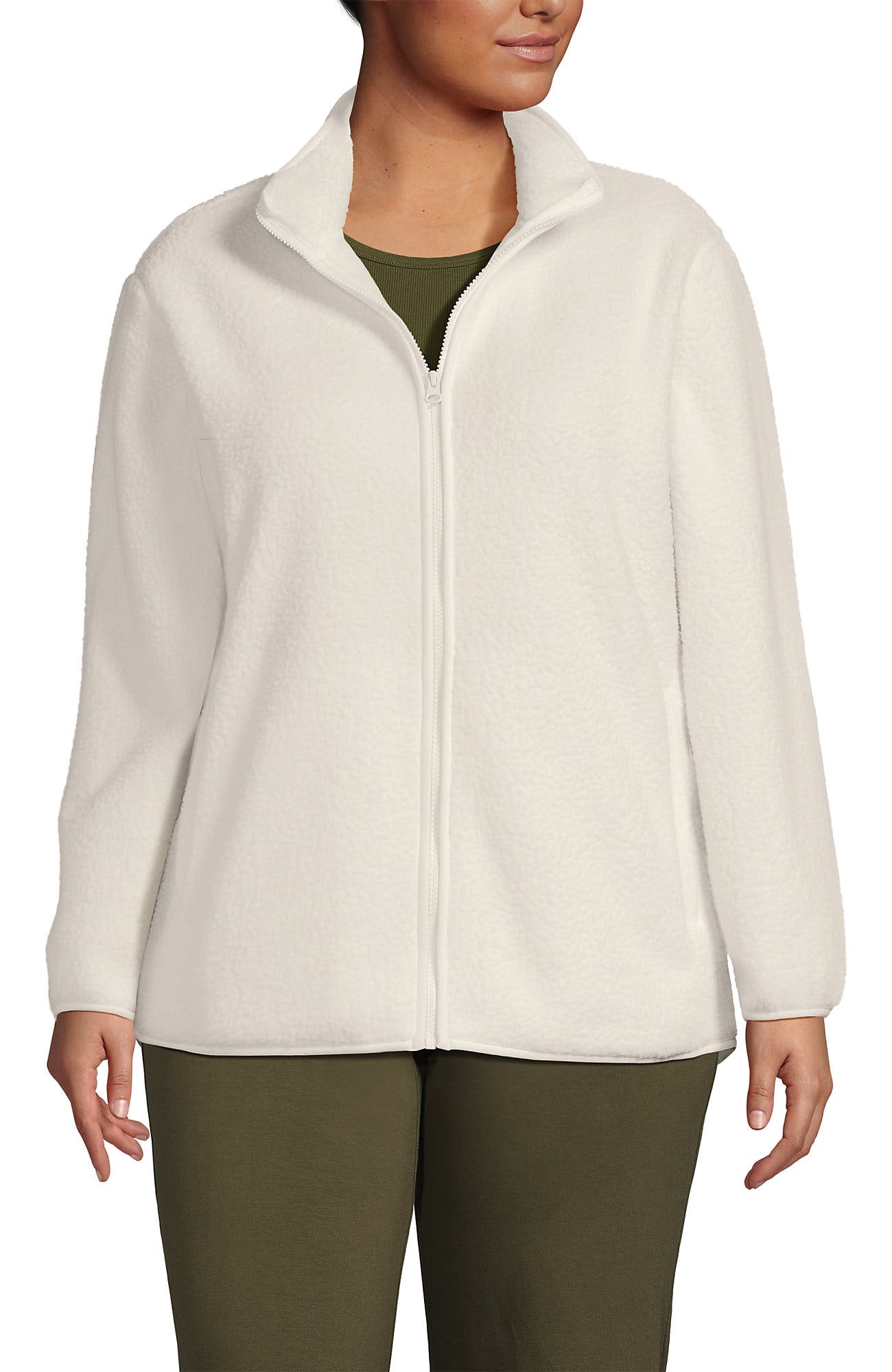 Cozy High Pile Full Zip Fleece Jacket - image 3