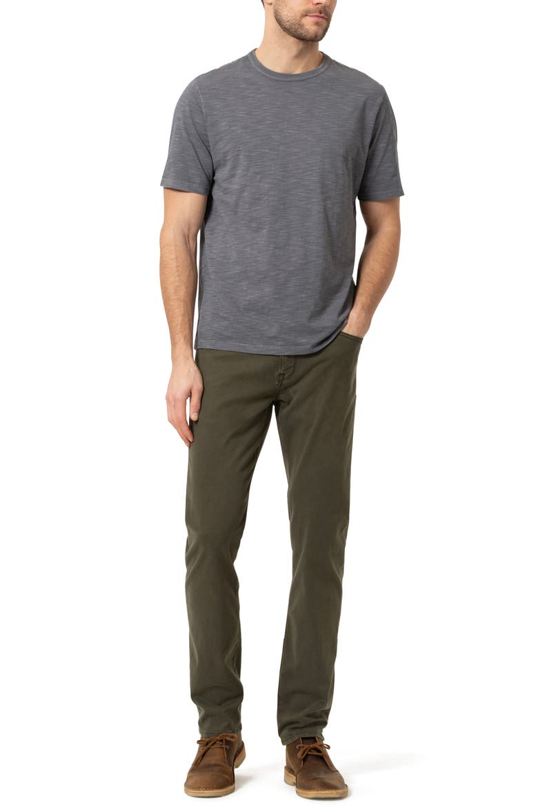 Courage Straight Leg Twill Pants, Alternate, color, DARK OLIVE TWILL