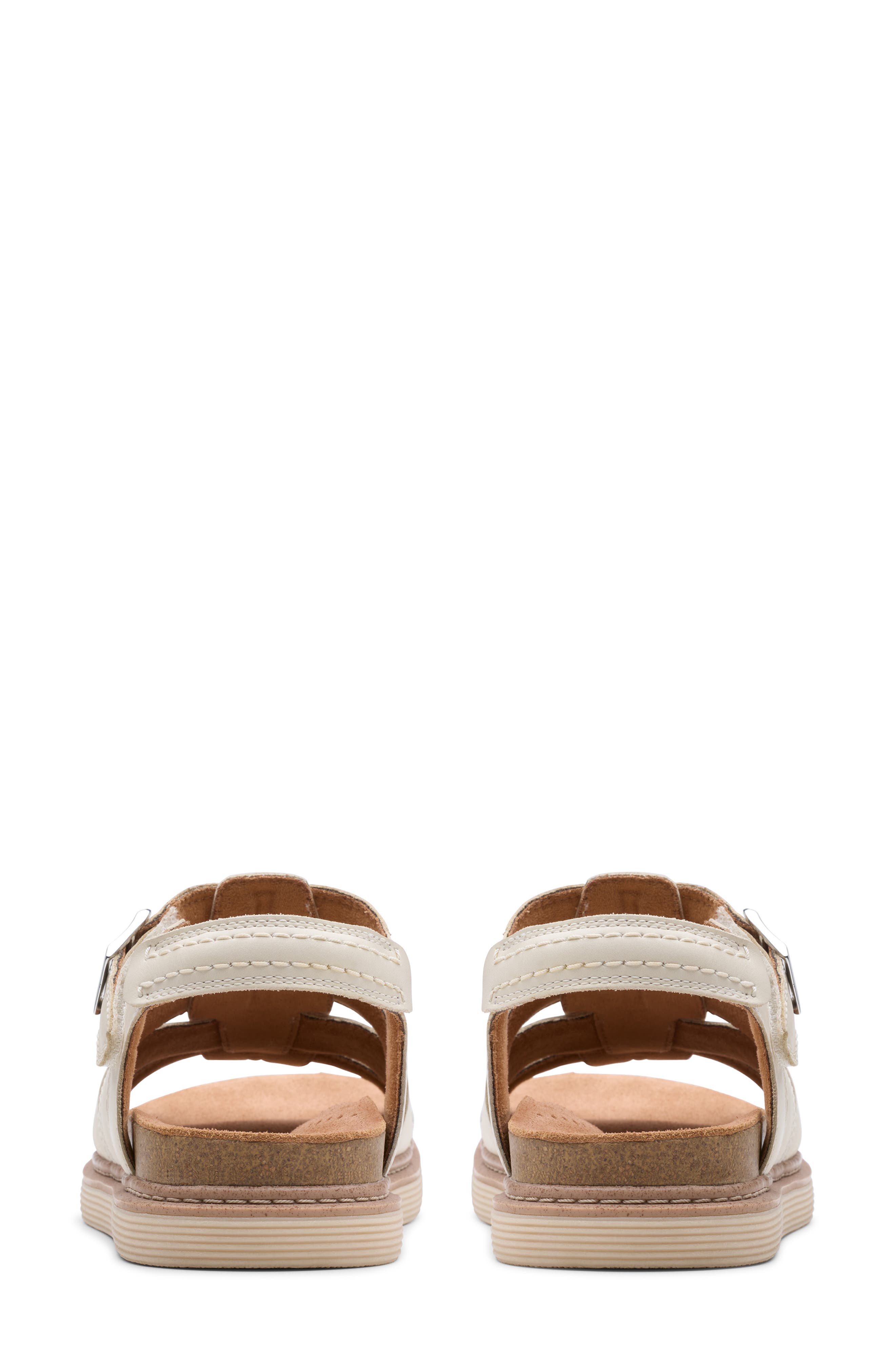 Clarks<sup>®</sup> Arwell Sun Cage Sandal, Alternate, color, Cream Leather