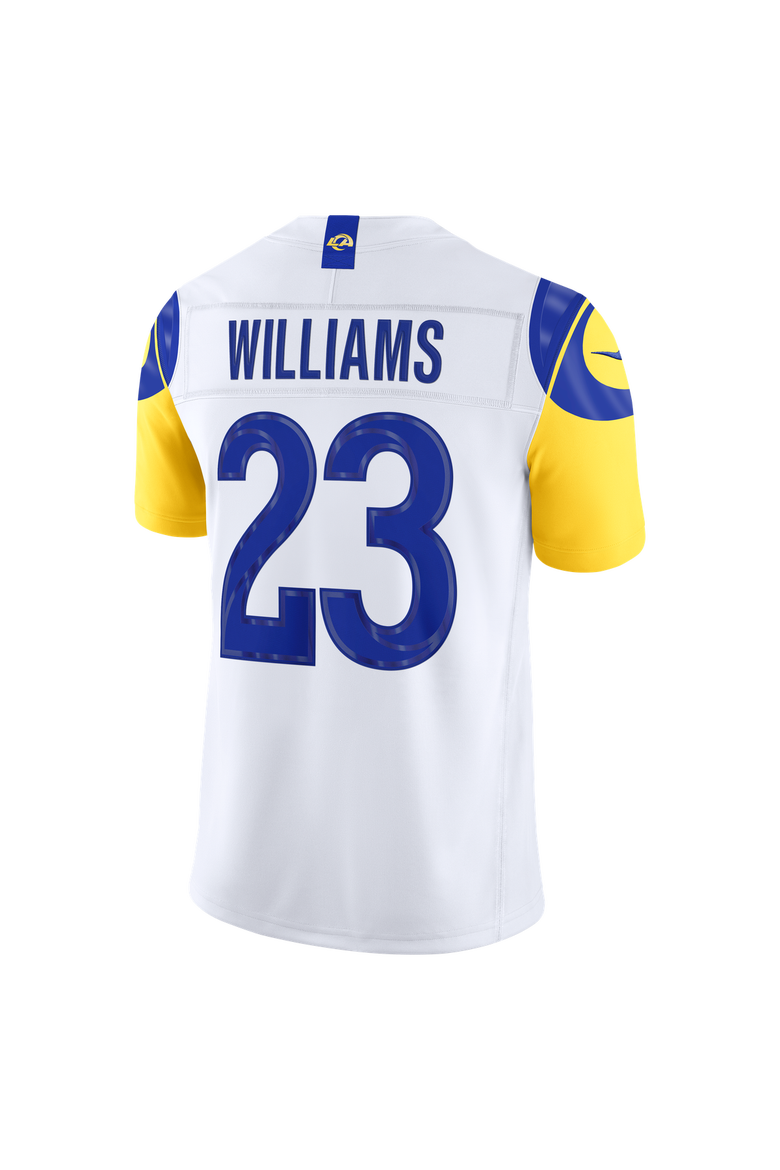 Men's Nike Kyren Williams White Los Angeles Rams Vapor F.U.S.E. Stitched Limited Jersey, Alternate, color, White