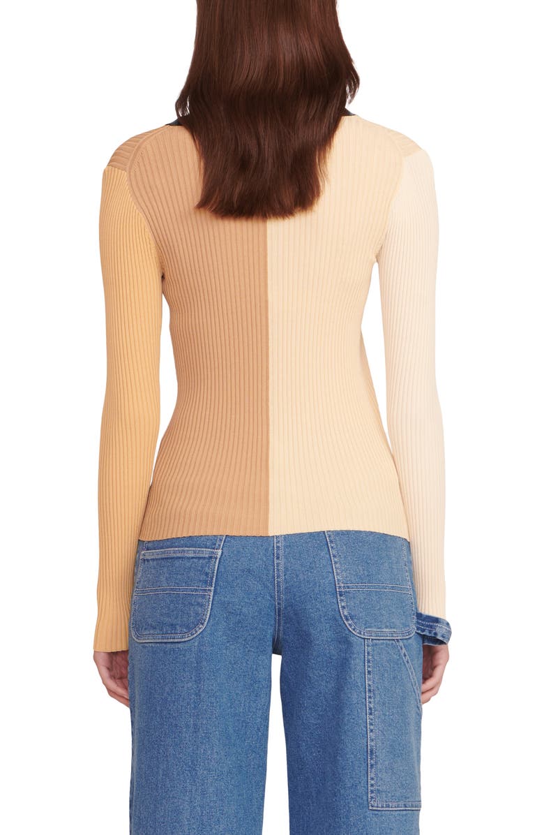 STAUD Cargo Colorblock Cardigan, Alternate, color,