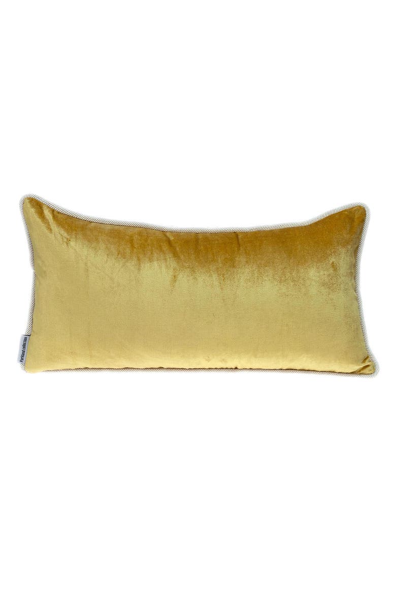 Maia Transitional Yellow Throw Pillow, Main, color, YELLOW