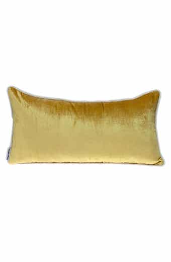 PARKLAND COLLECTION Maia Transitional Yellow Throw Pillow