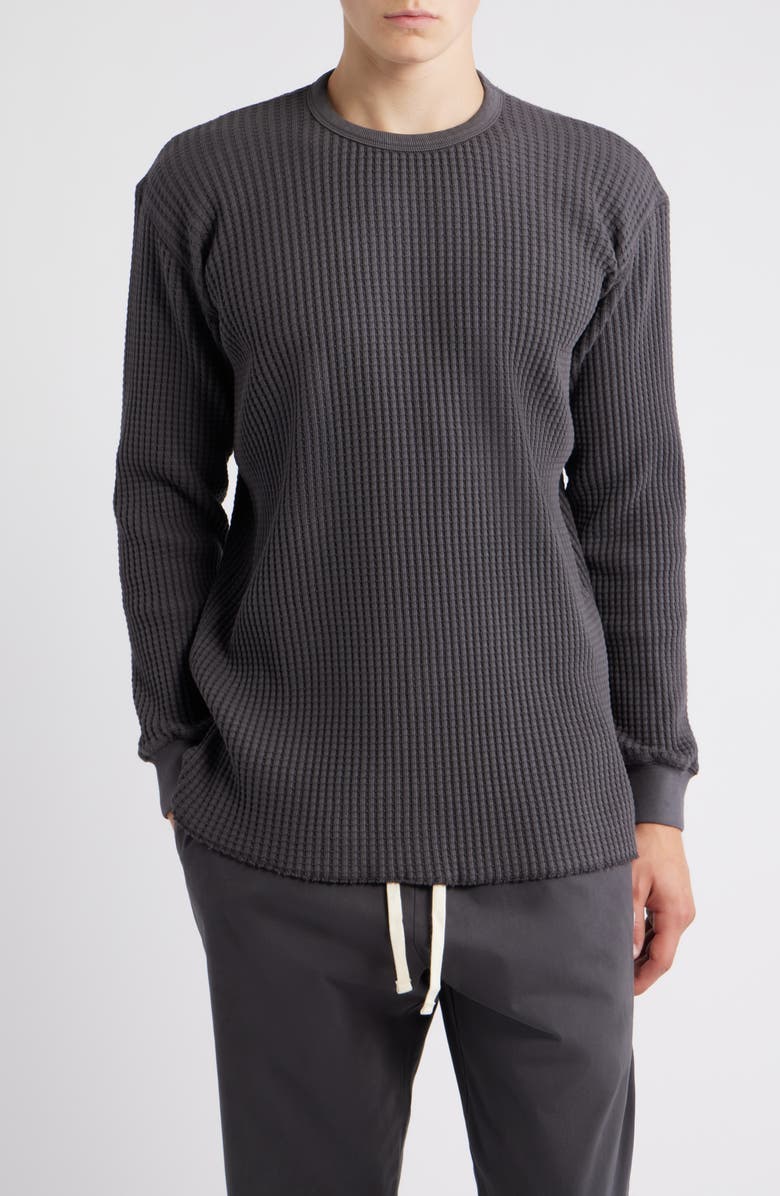 STANDARD ISSUE Thermal Knit Long Sleeve T-Shirt, Main, color, Vintage Black
