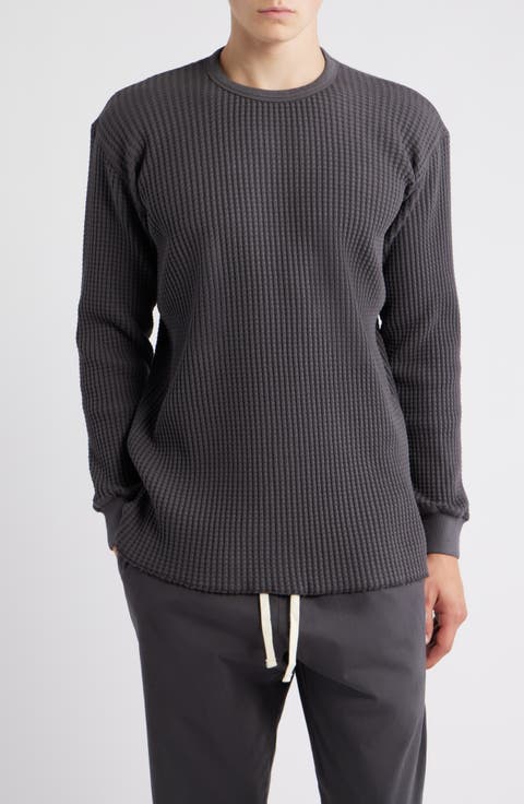 Thermal Knit Long Sleeve T-Shirt