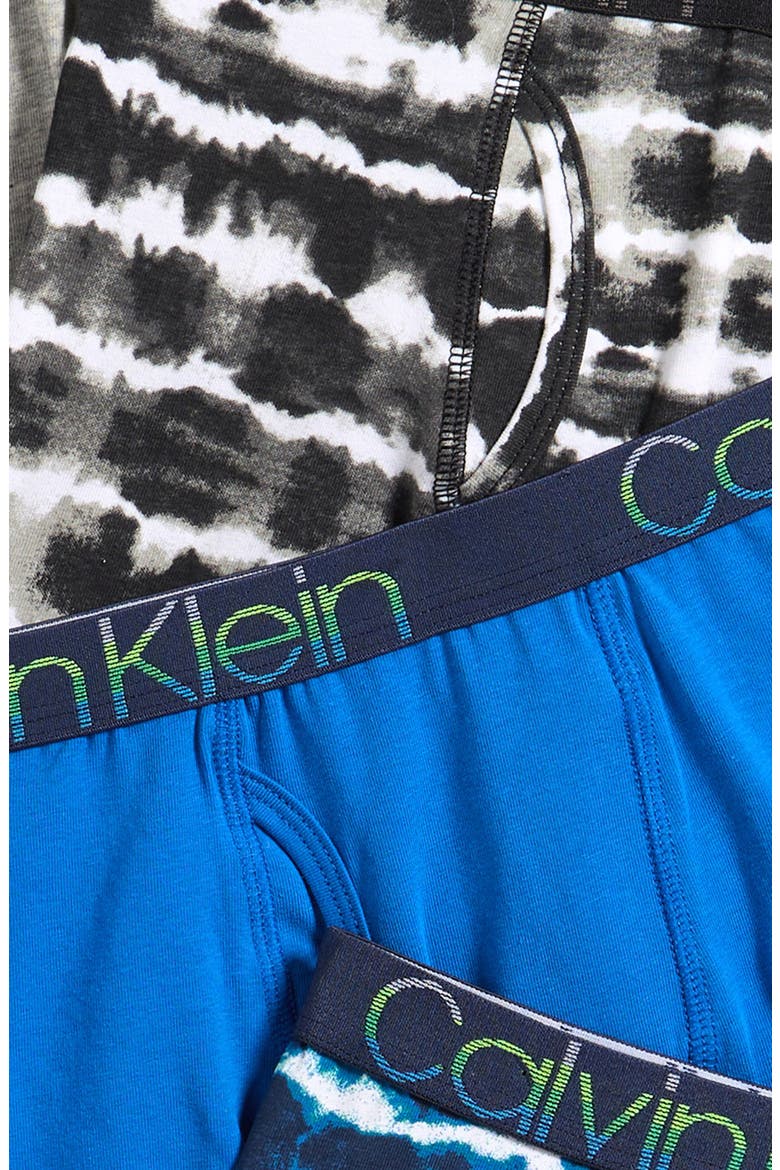 Kids' 4-Pack Assorted Stretch Cotton Boxer Briefs, Alternate, color, GREY/BLUE/TIE DYE