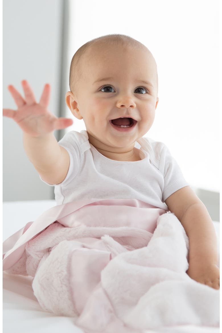 Luxe Baby Blanket, Alternate, color, PINK