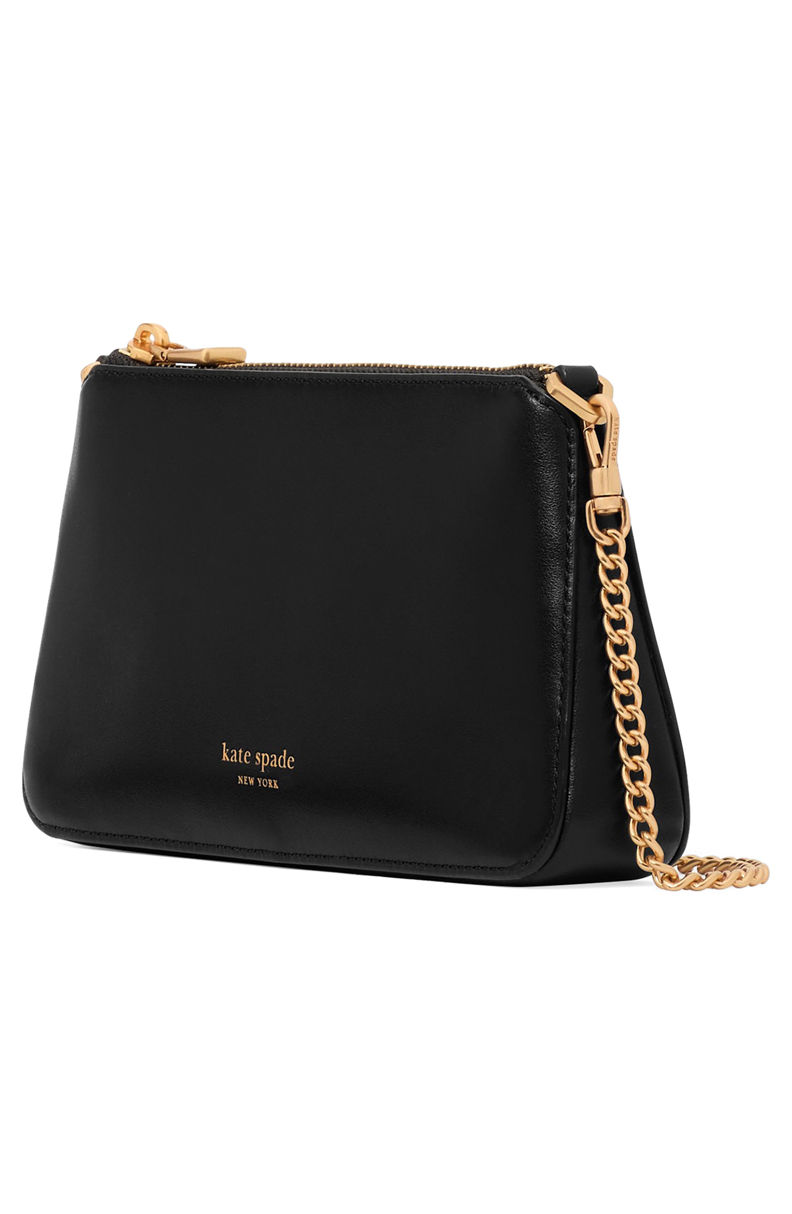 Kate Spade New York grace fine grain leather shoulder bag, Alternate, color, 