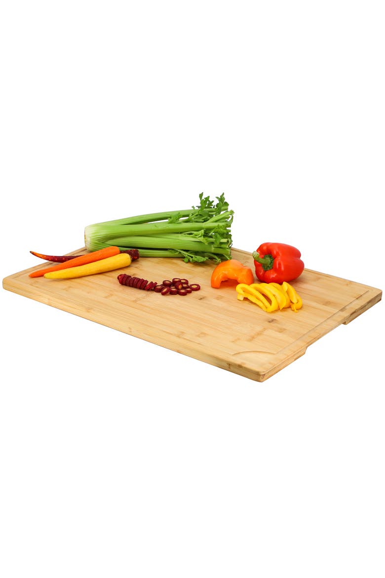 Wood 24 x 18 Inch Large Cutting, Prep and Serving Board, Main, color, Bamboo