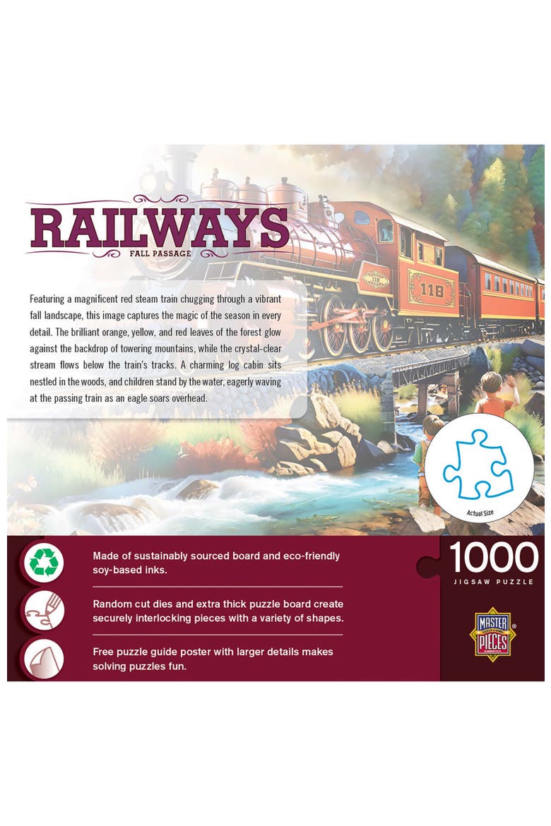 Fall Passage 1000 Piece Jigsaw Puzzle, Alternate, color, Multicolor