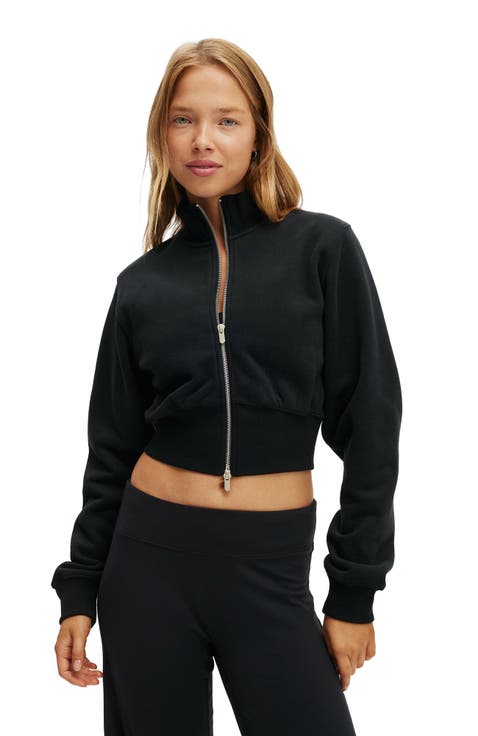 Women's Active Plush Fitted Zip Through