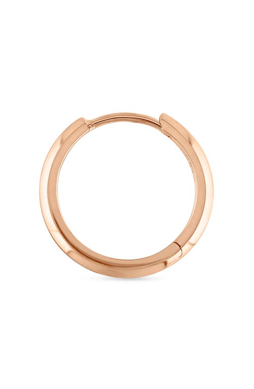 Maria Tash Vertex Hoop Earring In Rose Gold