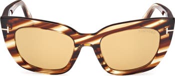 TOM FORD Athena 53mm Cat Eye Sunglasses | Nordstromrack display picture 3