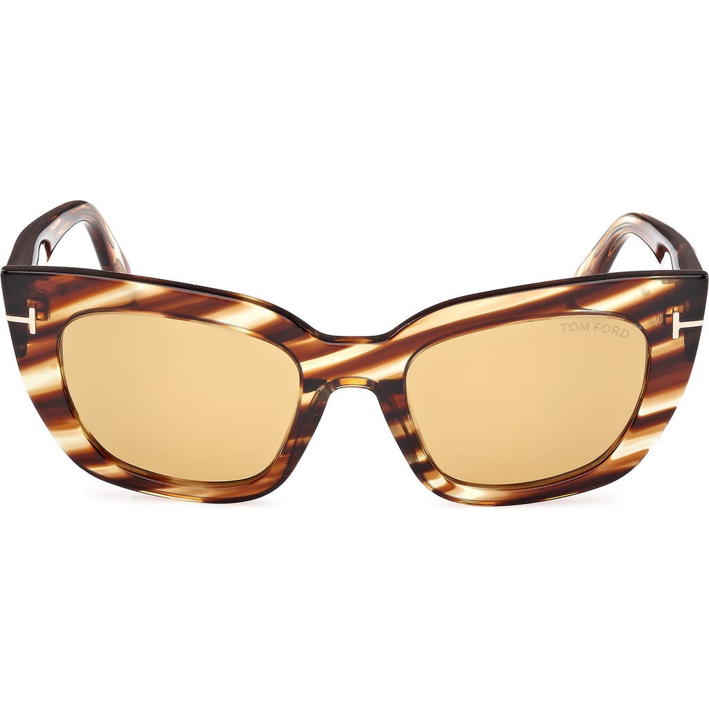 TOM FORD Athena 53mm Cat Eye Sunglasses