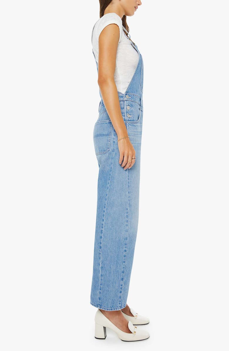 MOTHER The Half-Pipe Ankle Barrel Leg Denim Overalls, Alternate, color, Last Bite