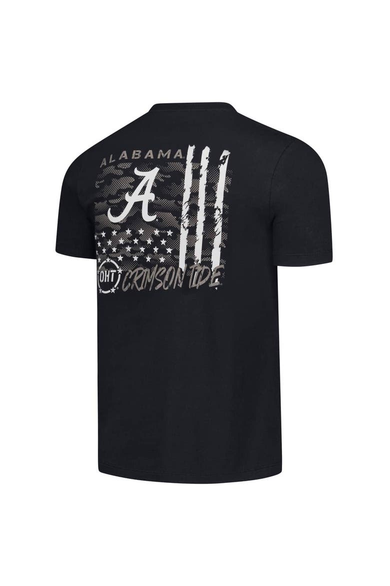 Men's  Black Alabama Crimson Tide Comfort Colors OHT Camo Overlay T-Shirt, Alternate, color, Black