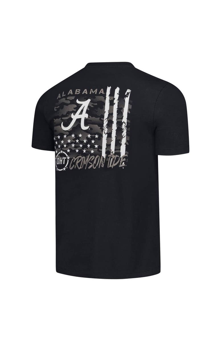 IMAGE ONE Men's Black Alabama Crimson Tide Comfort Colors OHT Camo Overlay T-Shirt, Alternate, color,