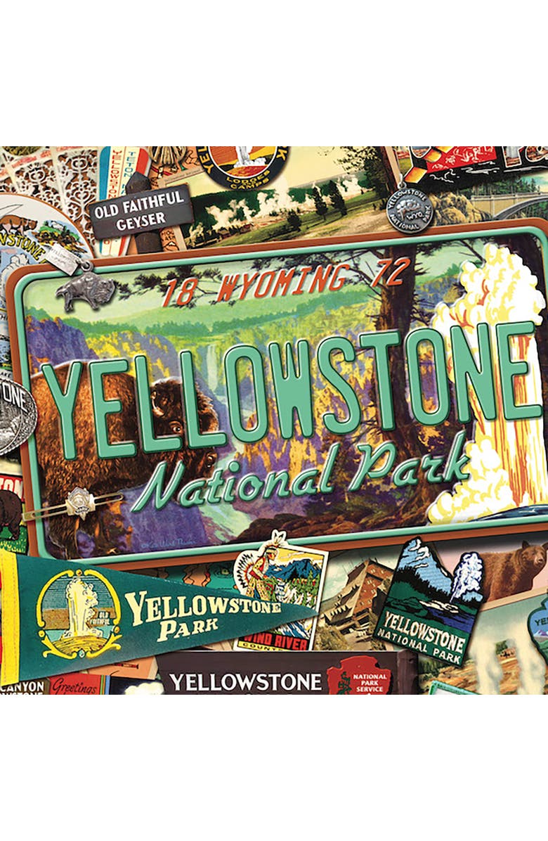Hart Puzzles Yellowstone National Park 1000 Piece Puzzle by Kate Ward Thacker, Alternate, color, Multicolored