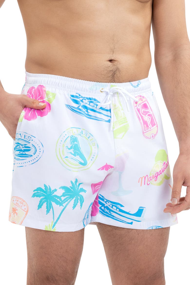 Margaritaville by Kenny Flowers - The Changes in Latitude - All-day Athleisure Short, Alternate, color, White