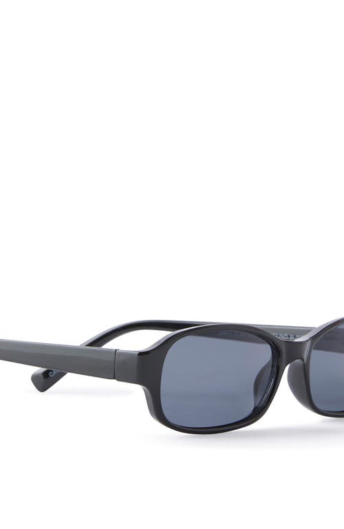 Cotton On Jamie Slim Wrap Around Sunglasses In Black