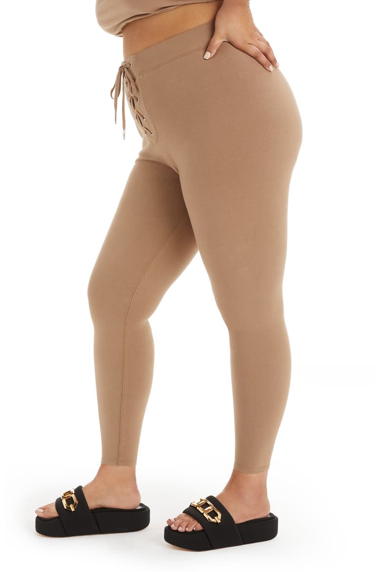 Essential Bombshell Leggings, Alternate, color, PUTTY001