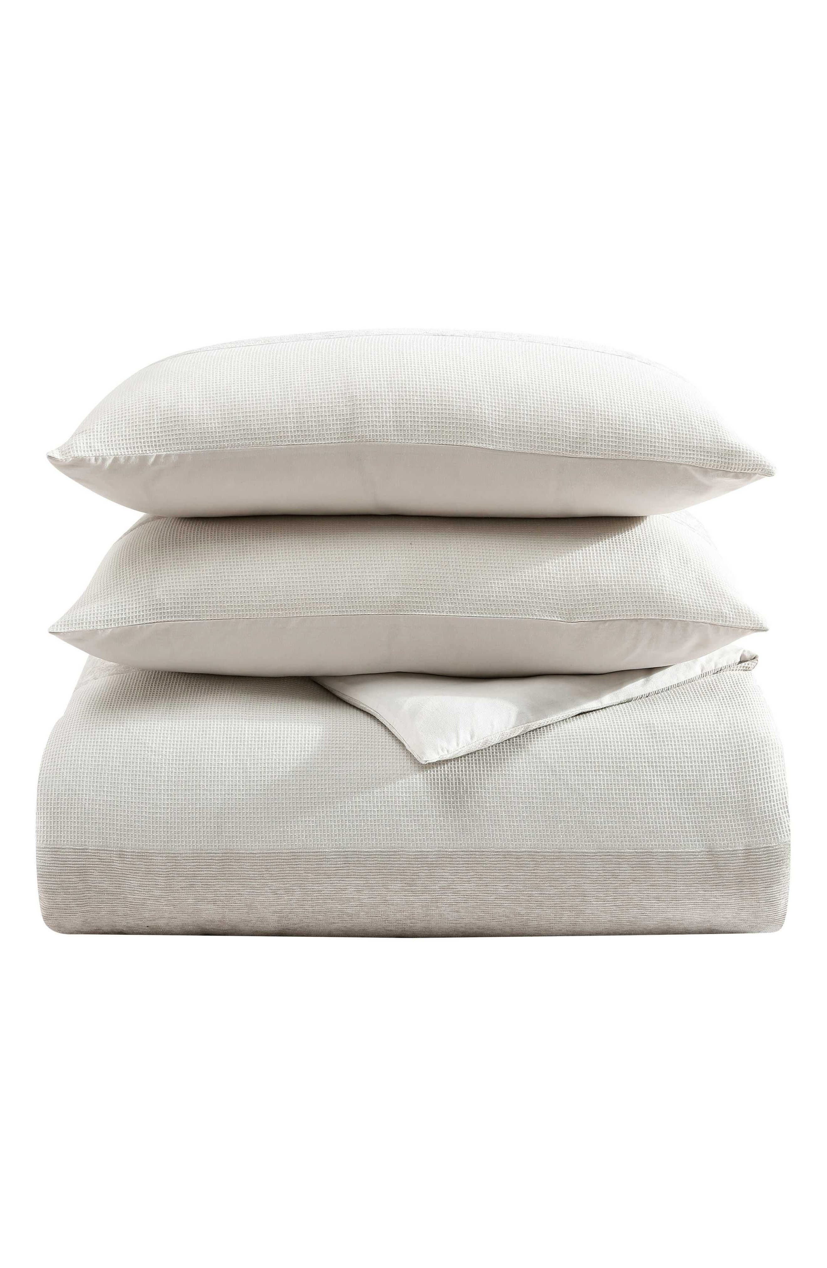 Vera Wang Chenille Waffle Stripe Comforter Set