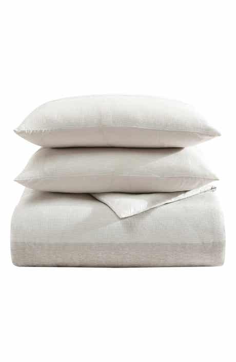 Vera Wang Chenille Waffle Stripe Comforter Set