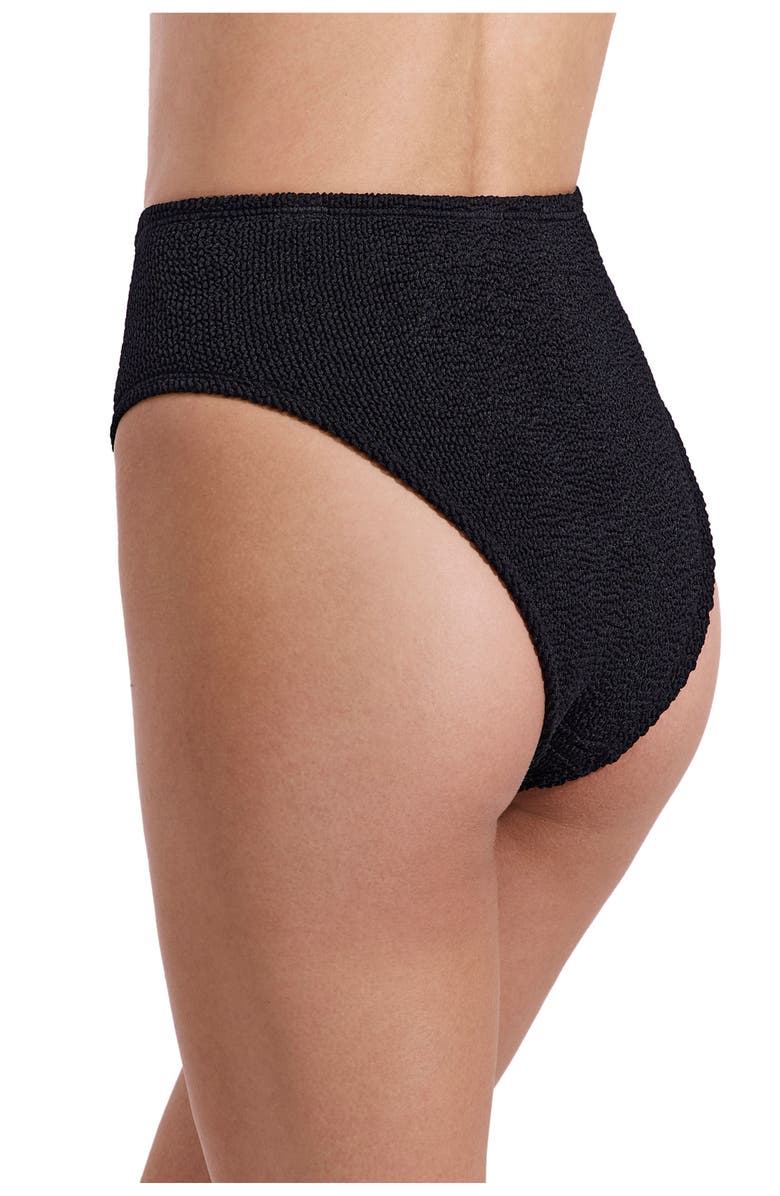 Luma Gottex Tulum High Waist Bikini Bottom, Alternate, color, Black