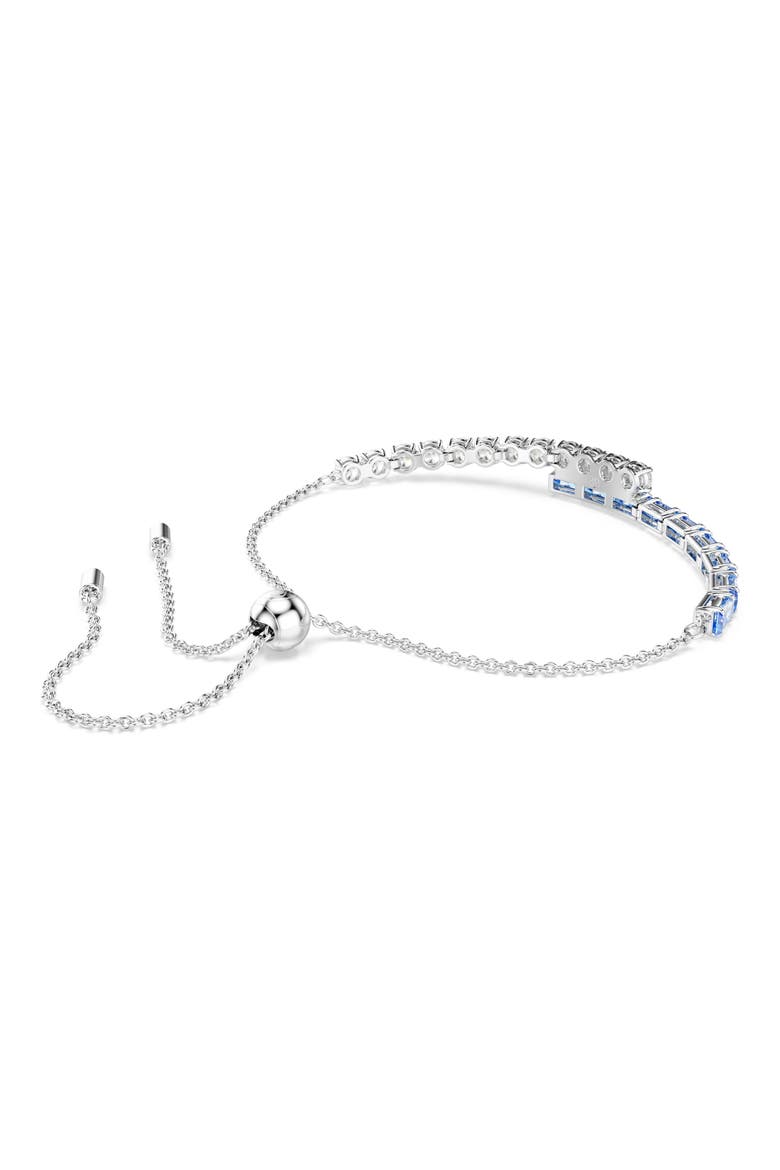 Matrix Bypass Bracelet, Alternate, color, BLUE/ SILVER