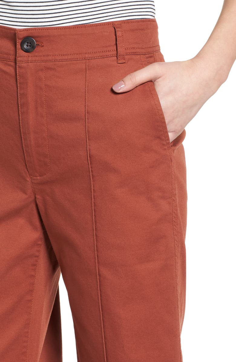 Madewell Langford Crop Wide Leg Pants, Alternate, color, 