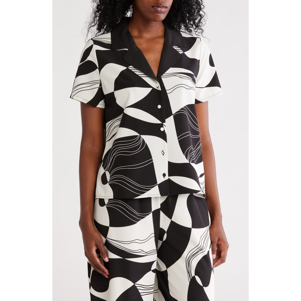 Love By Design Rhythm Short Sleeve Button-up Shirt