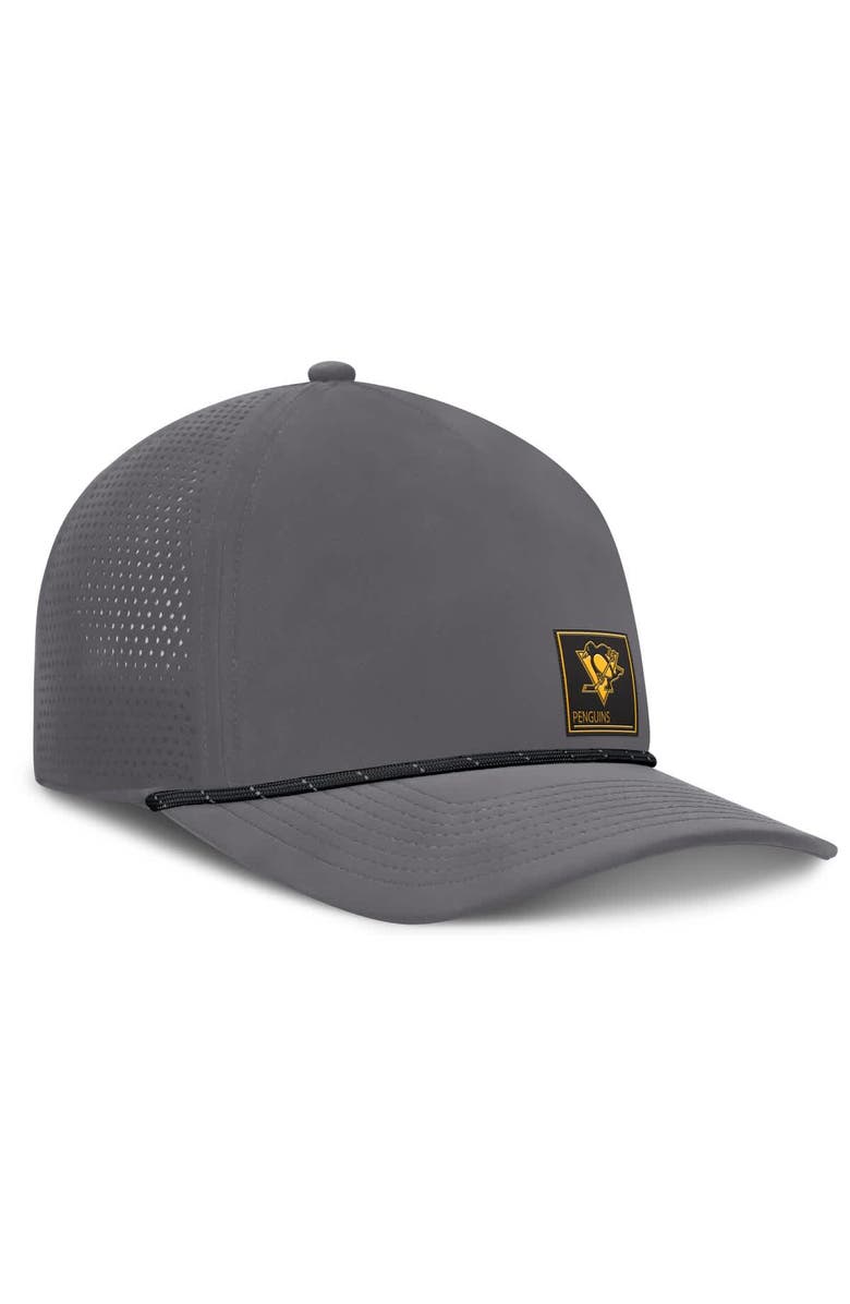 FANATICS Men's Fanatics Gray Pittsburgh Penguins Captain Rope Adjustable Hat, Alternate, color, Gray