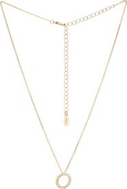 Ettika Crystal Initial Pendant Necklace