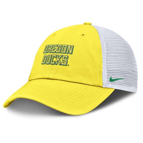 Men's Nike Yellow Oregon Ducks 2025 Gameday On-Field Club Adjustable Trucker Hat