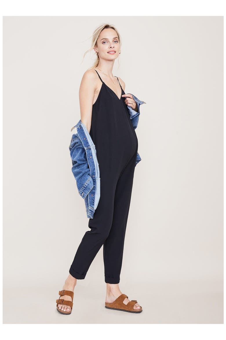 The Georgie Jumpsuit, Alternate, color, Black