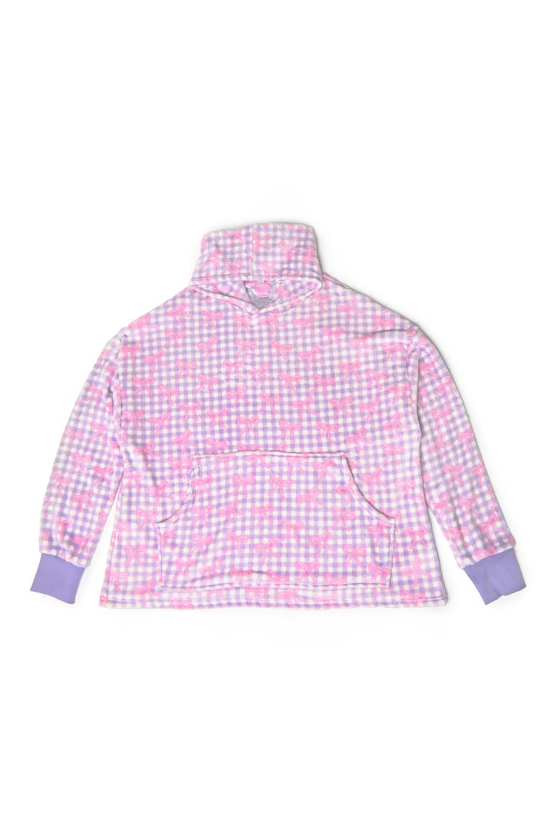 Kids' Oversized Fleece Hoodie, Main, color, LAVENDER
