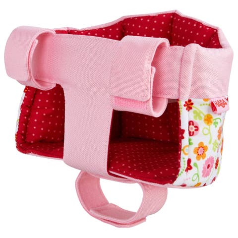 Soft Doll Bike Seat - Baby Doll Accessories for Toddler and Seat Attachment for Scooters, Trikes & Bikes for Toddlers 18+ Months