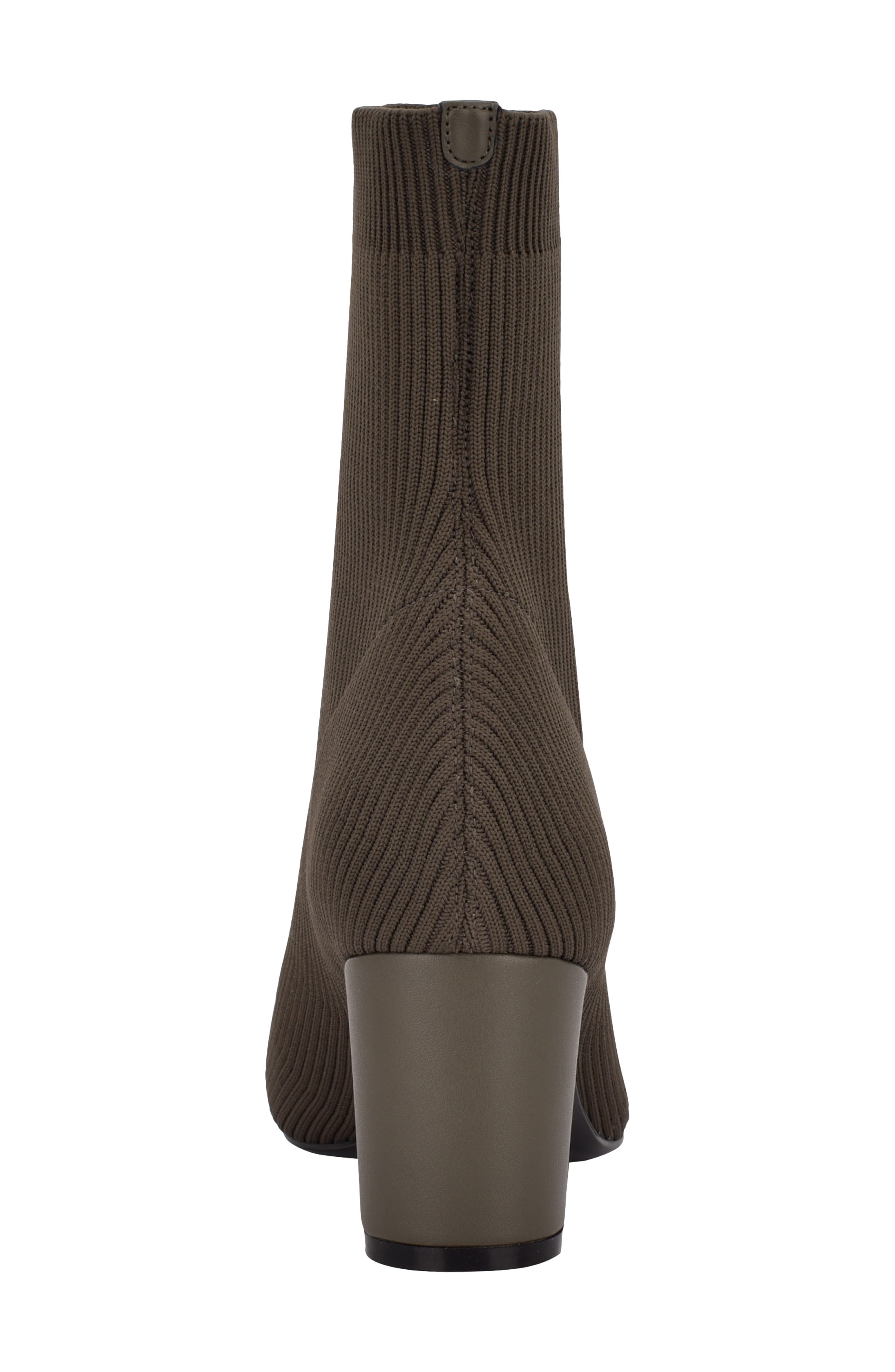 Finhy Knit Pointed Toe Boot, Alternate, color, DARK GREEN