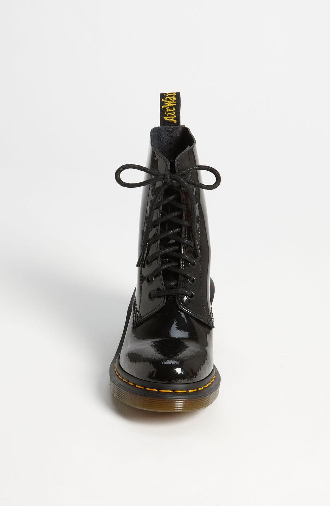 'Clemency' Boot, Alternate, color, BLACK PATENT LEATHER