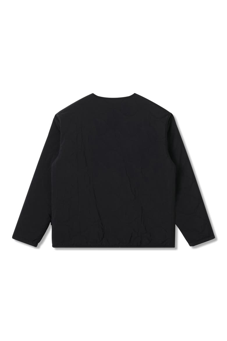Reversible Quilted Liner Jacket, Alternate, color, BLACK