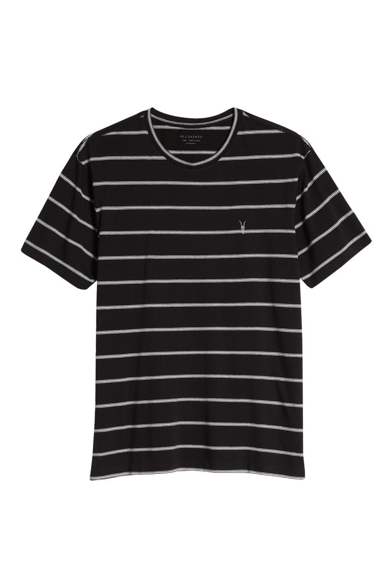 Louis Stripe T-Shirt, Alternate, color, BLACK