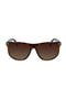 60mm Polarized Gradient Straight Top Sunglasses