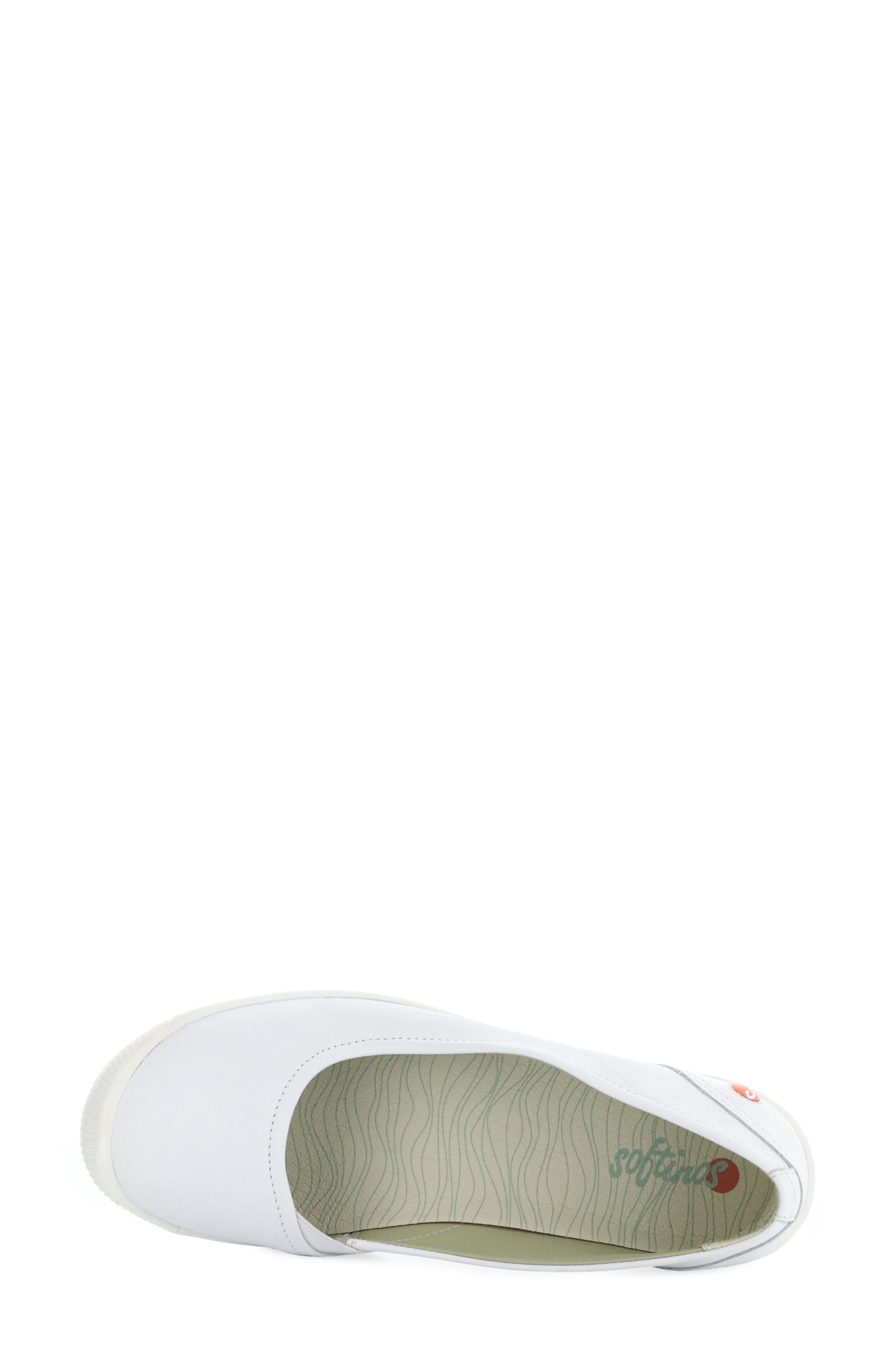 Softinos by Fly London Fly London Ilsa Ballet Flat, Alternate, color, 007 White Smooth Leather