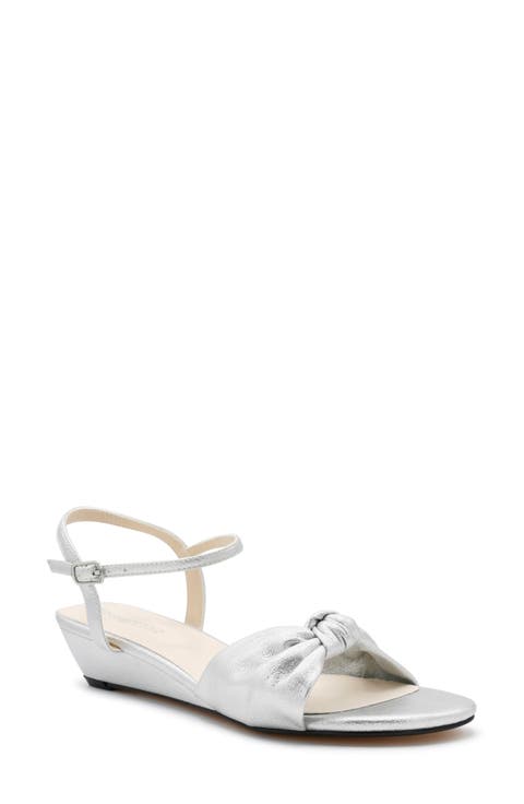 Rose Ankle Strap Wedge Sandal (Women)