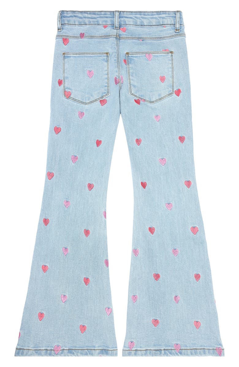 THE NEW La Embrodiered Flare Jeans, Alternate, color,