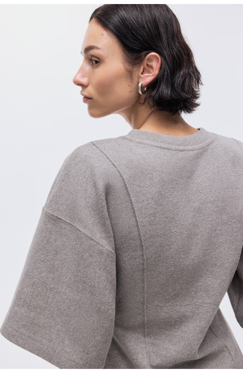 H&M Loose-fit Fine-knit Top, Alternate, color, Taupe